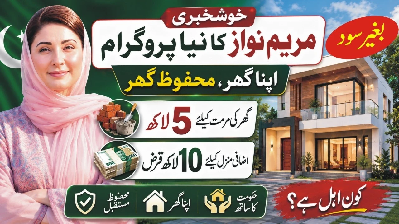 Apna Ghar Mehfooz Ghar Punjab interest-free home repair loan scheme 2026
